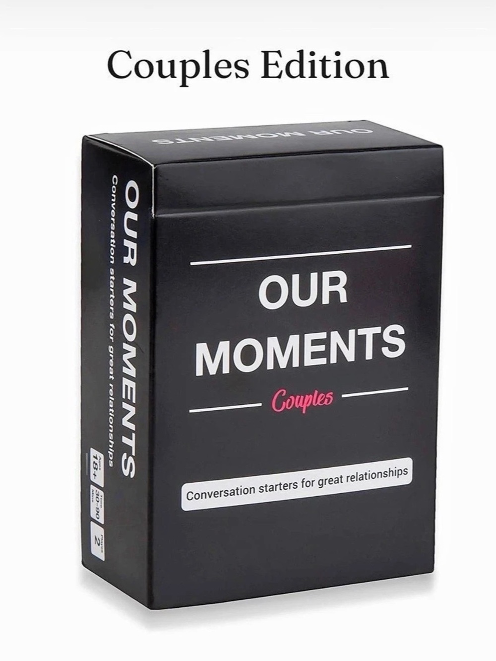 Our Moments Couples Edition Conversation Starter Card Game